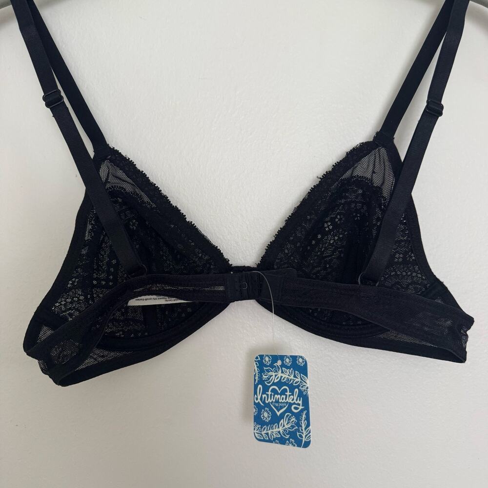 Free People Lace Triangle Bra in Black - Picture 5 of 6